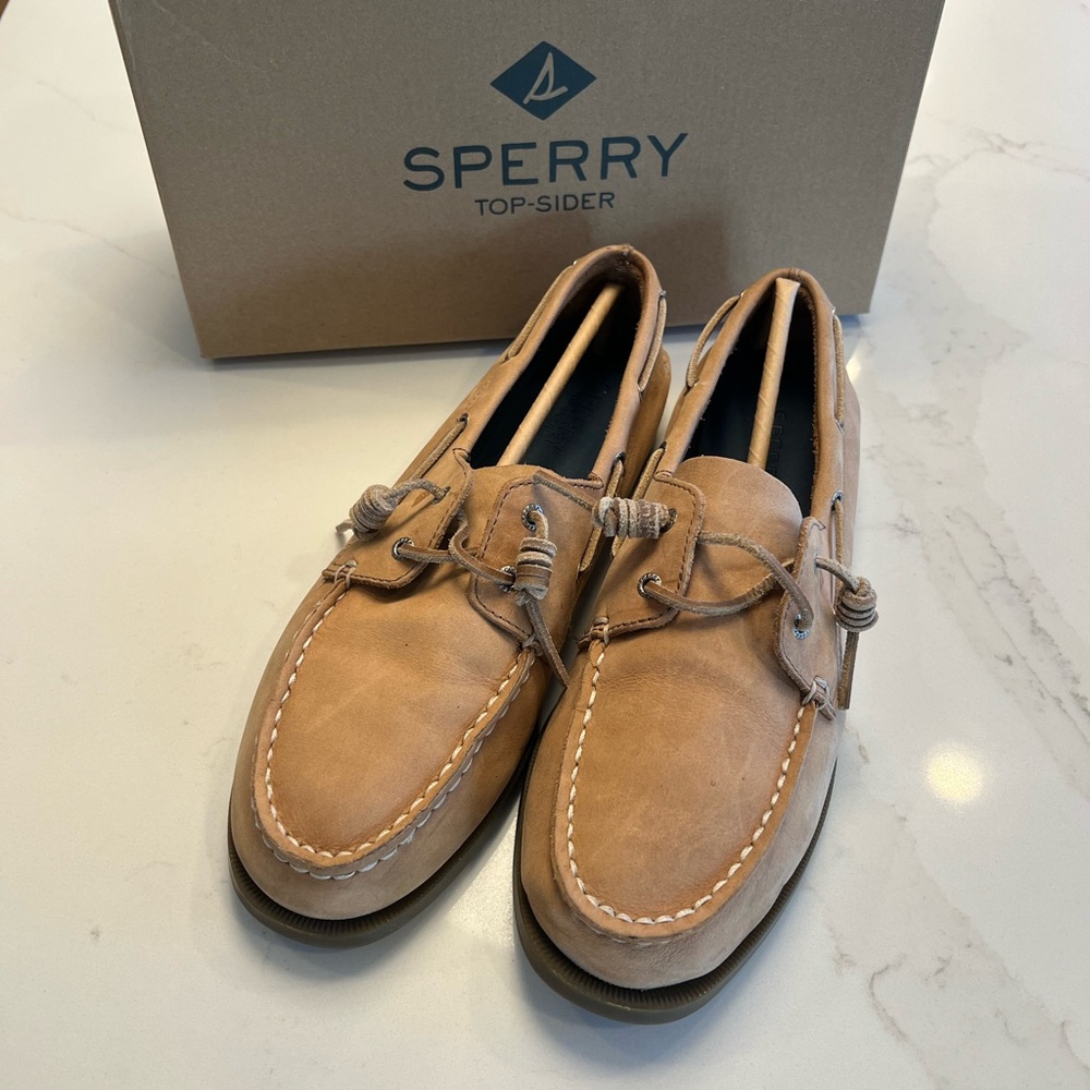 Sperry Kids Tan Dress Shoes